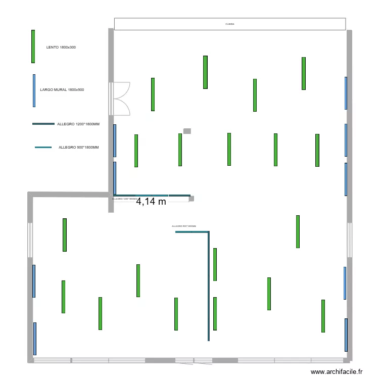BOUFFEMONT CANTINE 4. Plan de 