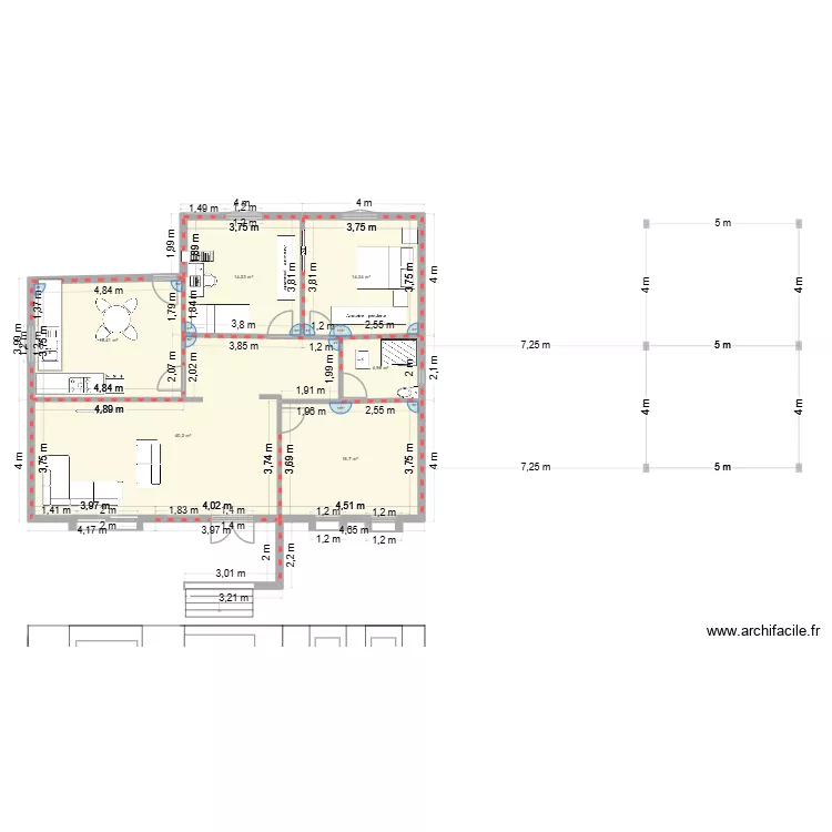 dar chadi. Plan de dar chadi. Plan de