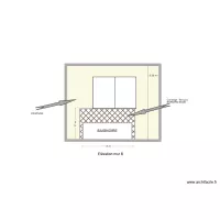 El&eacute;vation Mur B 2 SDB &eacute;tage