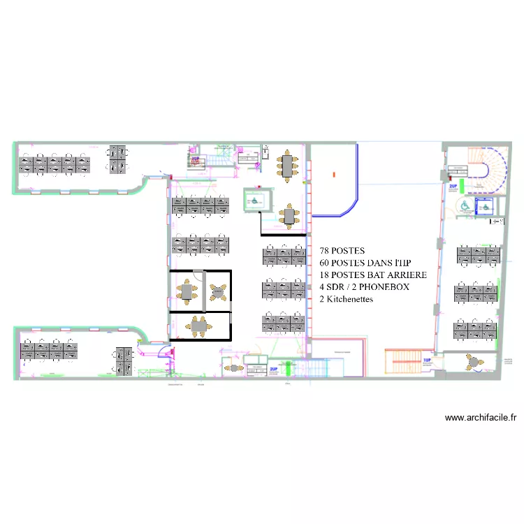 3&egrave;me &eacute;tage - 7 Li&egrave;ge. Plan de 