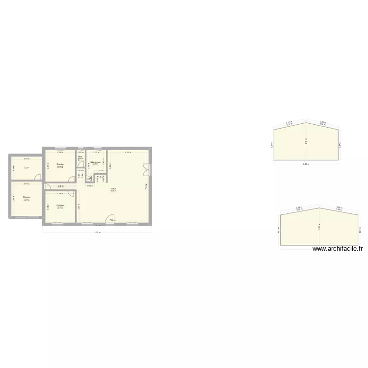 PARRIAUD Philippe. Plan de 