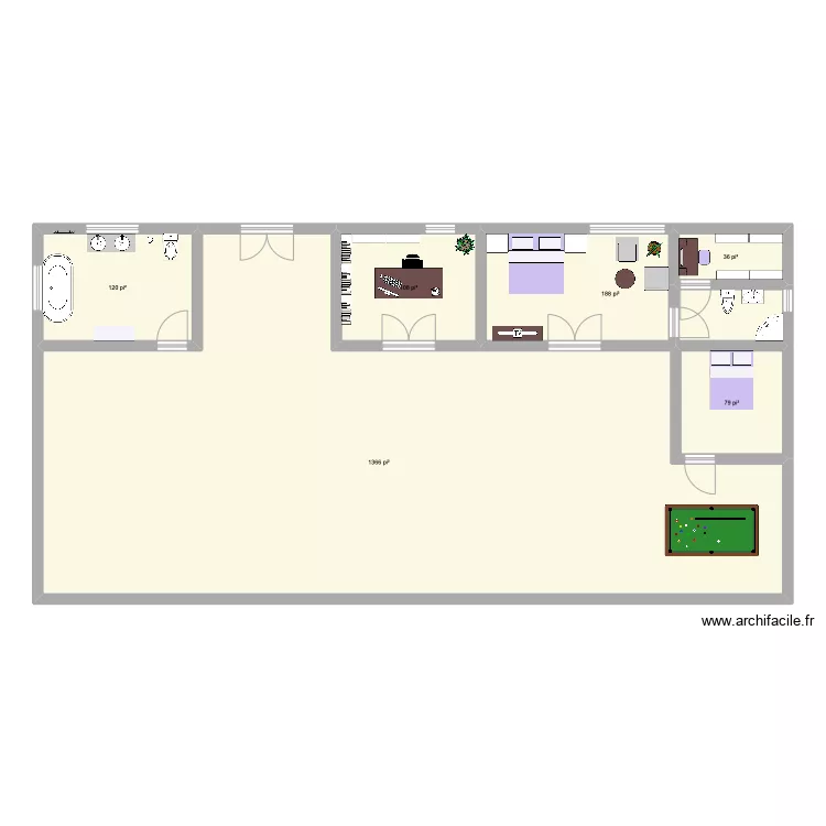 maison de r&ecirc;ve. Plan de 