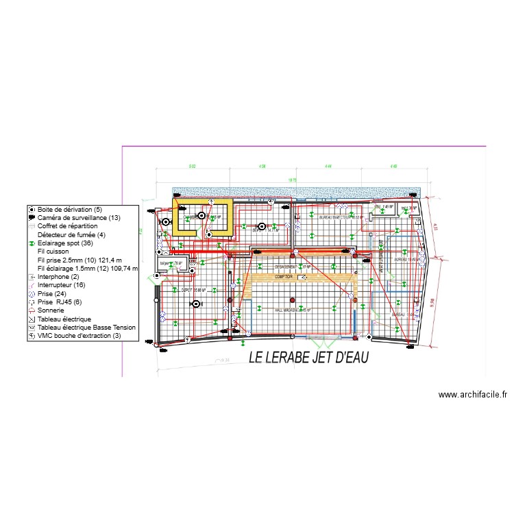 Armurerie câble 2.5. Plan de 0 pièce et 0 m2