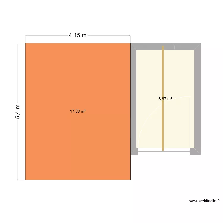 coursan. Plan de 2 et 27 m² coursan. Plan de 2 et 27 m²