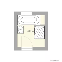 Salle de bain baignoire longue