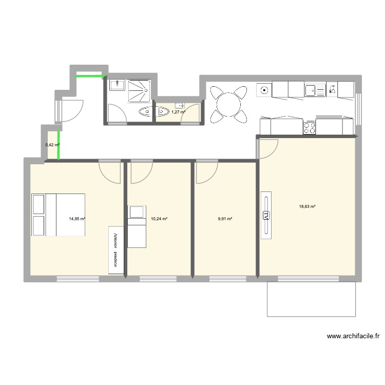 Pont-la-Ville. Plan de 0 pièce et 0 m2