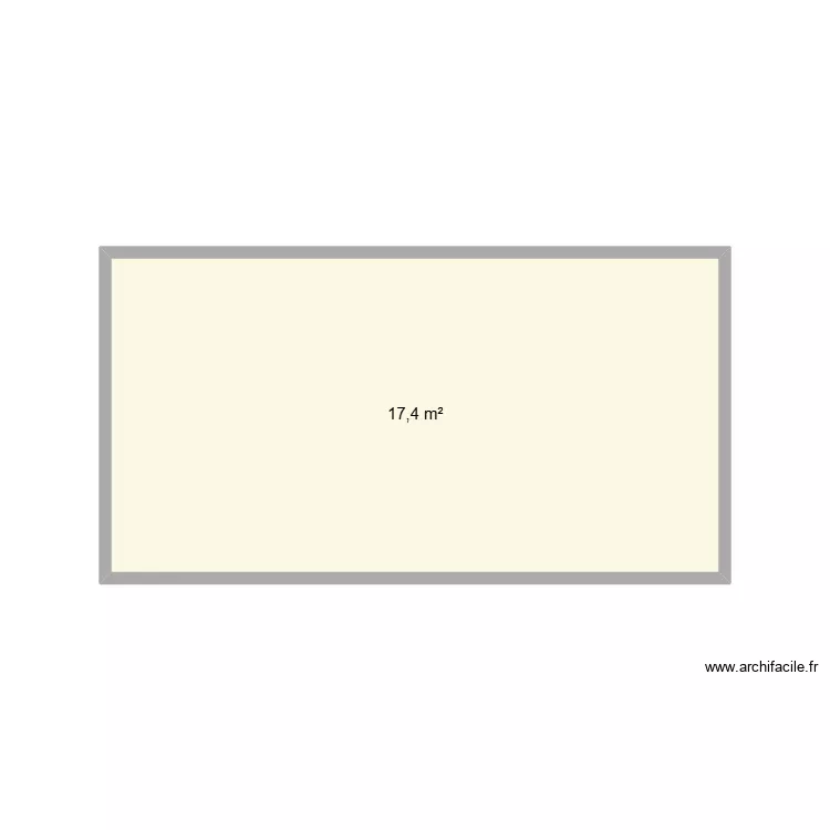 stand. Plan de 1  et 17 m²