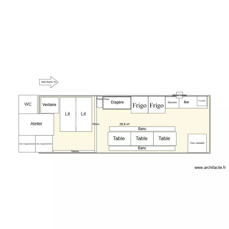24h. Plan de 1 et 27 m² 24h. Plan de 1 et 27 m²