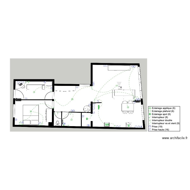 Projet Lavie. Plan de 0 pièce et 0 m2