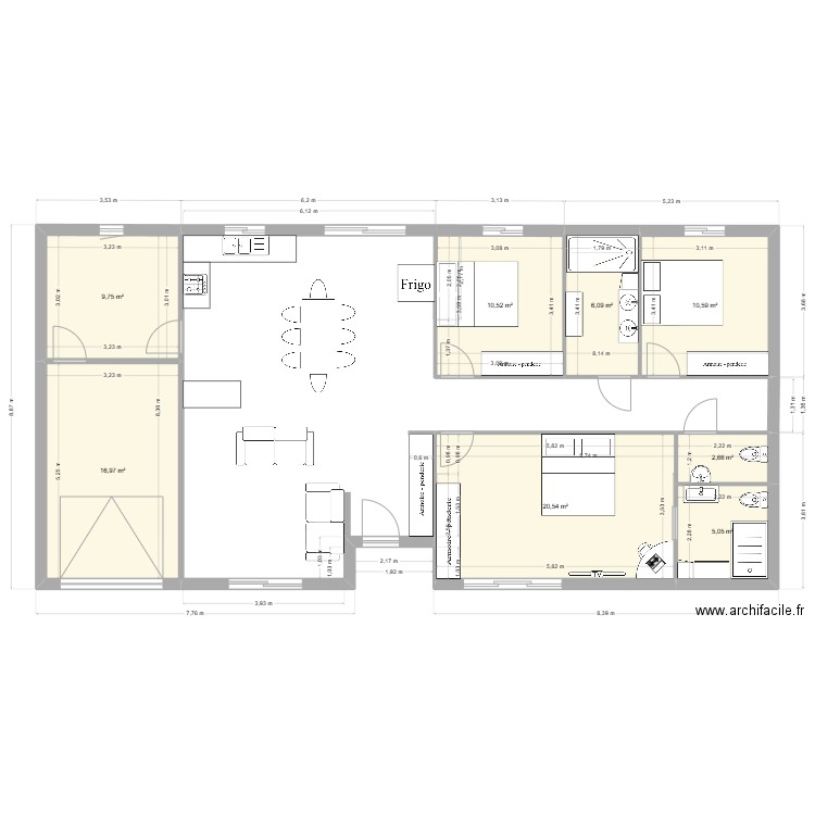 Maison Foulpointe. Plan de 0 pièce et 0 m2