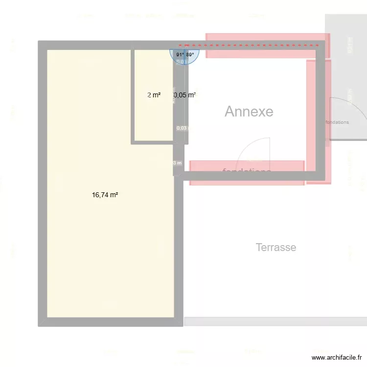Agde Plan Appart 123 &eacute;tage. Plan de 4 Pièces et 21 m²