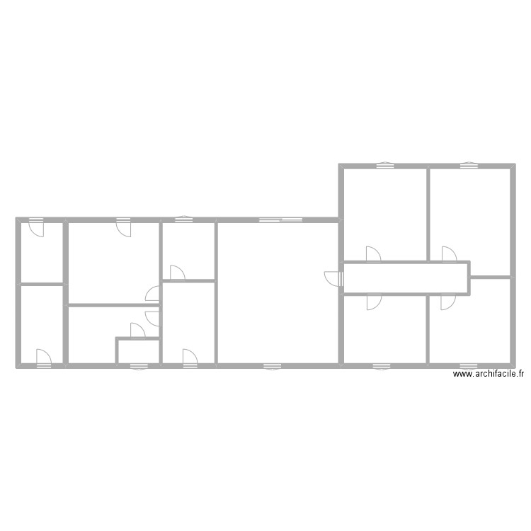 PAIRAUD M. Plan de 13 pièces et 227 m2