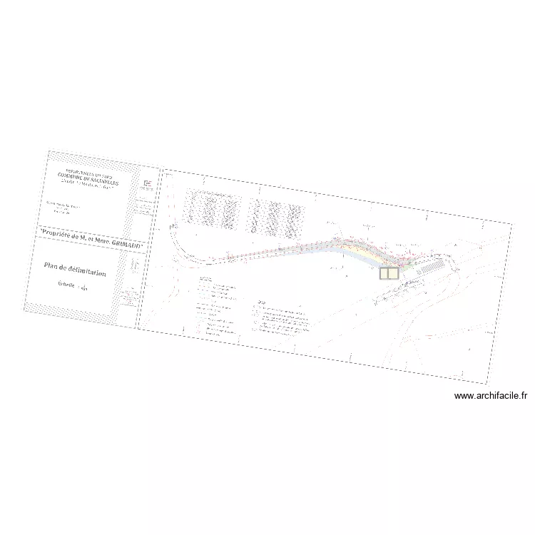 Hangar Salinelles. Plan de 2 et 151 m² Hangar Salinelles. Plan de 2 et 151 m²