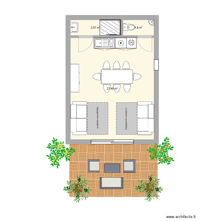 PRADET GARAGE. Plan de 0 pièce et 0 m2