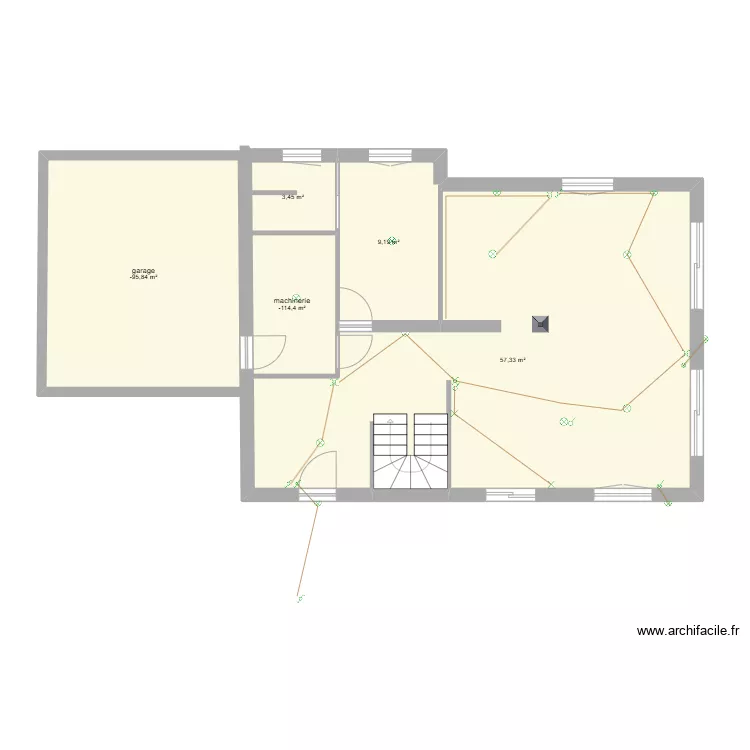 Grilly eclairage. Plan de 