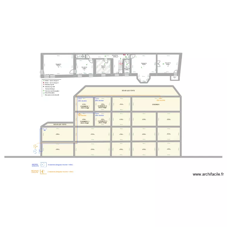 Manoir-LDH-CLIMATISATION. Plan de 