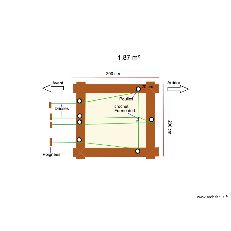 JEU ADRESSE VUE DESSOUS. Plan de 0 pièce et 0 m2
