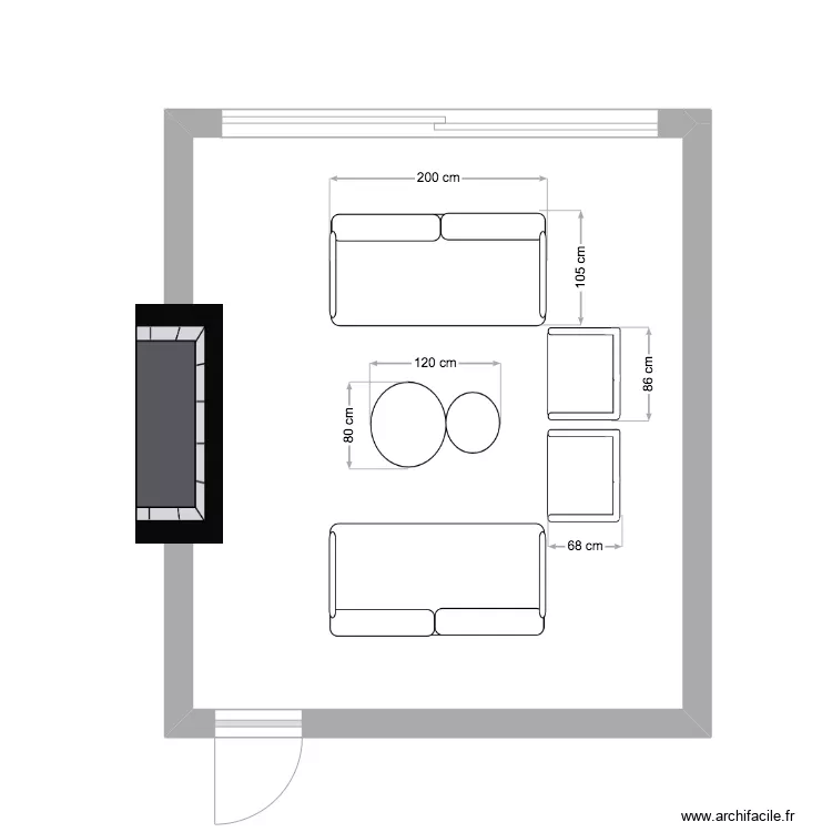 Deep 200 cm. Plan de Deep 200 cm. Plan de