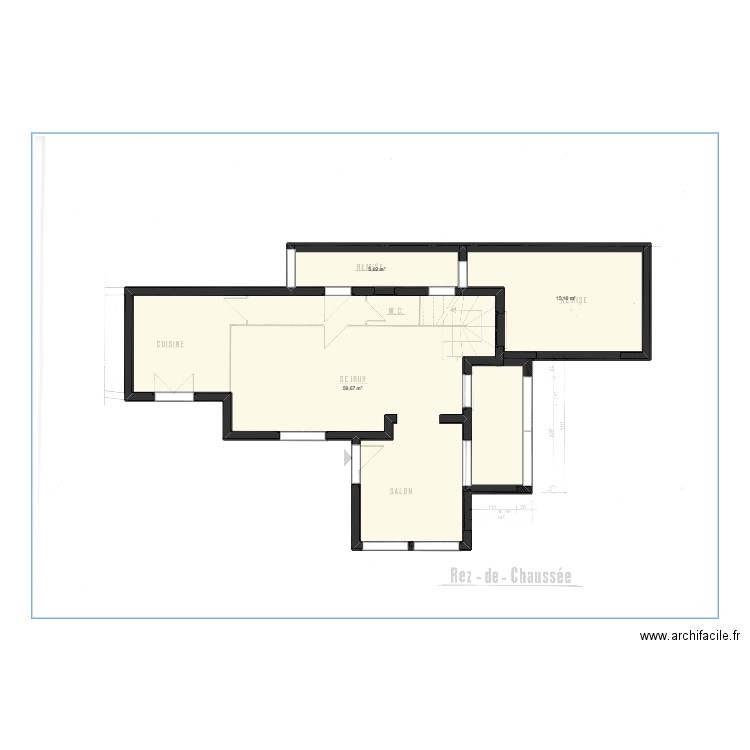 5 ch gayet v2. Plan de 0 pièce et 0 m2