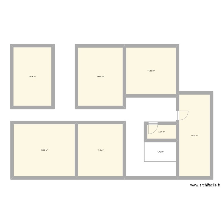 PCP SANTE. Plan de 23 pièces et 379 m2