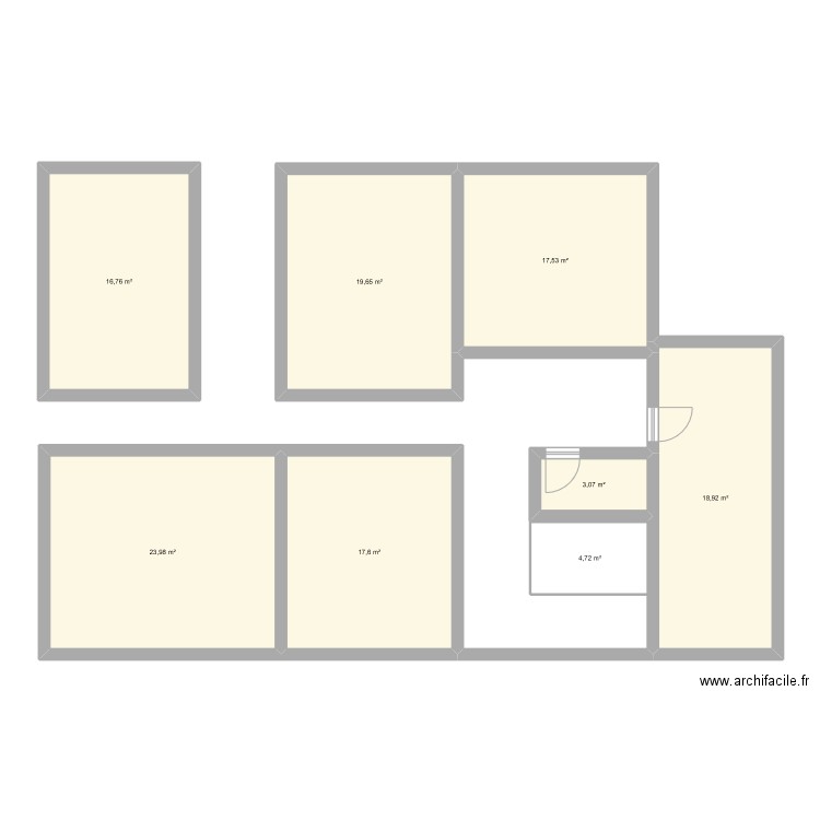 PCP SANTE. Plan de 23 pièces et 379 m2