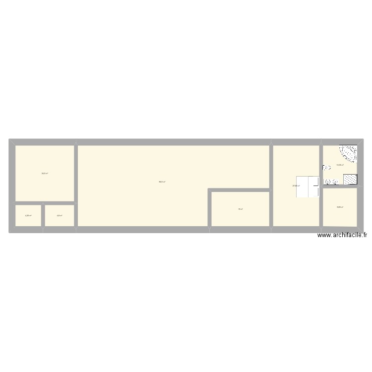 plan maison. Plan de 8 pièces et 193 m2