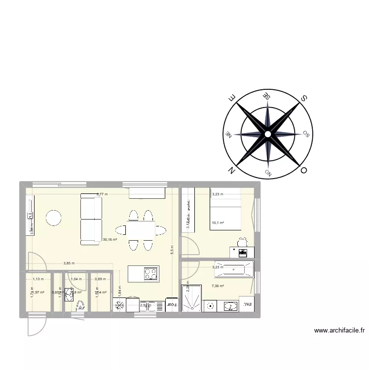 buanderie. Plan de 7 et 54 m² buanderie. Plan de 7 et 54 m²