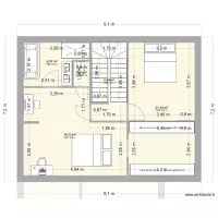 maisons Laffite plan dernier &eacute;tage V7