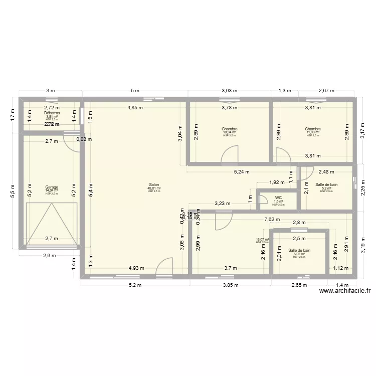 Jason13. Plan de 9 et 117 m² Jason13. Plan de 9 et 117 m²
