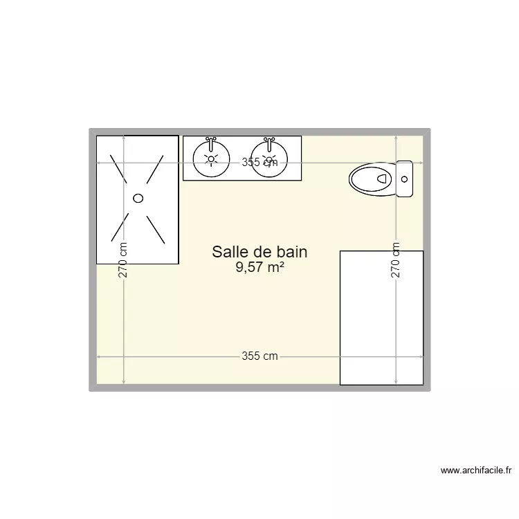 sdb. Plan de sdb. Plan de