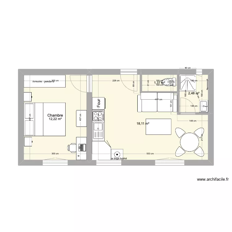 Appart 3&egrave;me Zahra 3. Plan de 