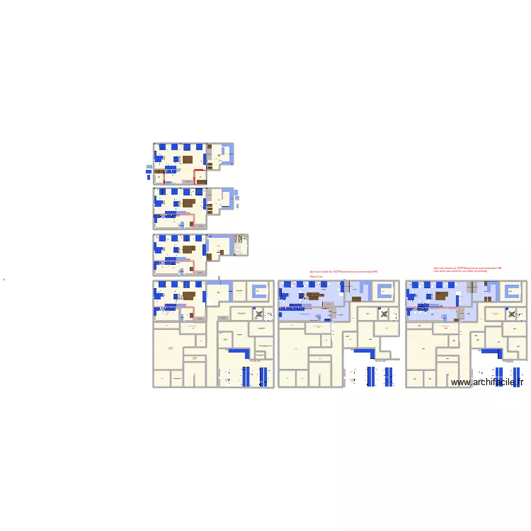 S&eacute;curisation RS + agrandissement. Plan de 76  et 2508 m²