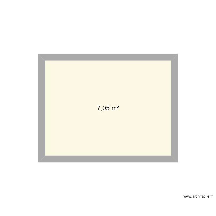 Abri jardin. Plan de 1 et 7 m² Abri jardin. Plan de 1 et 7 m²