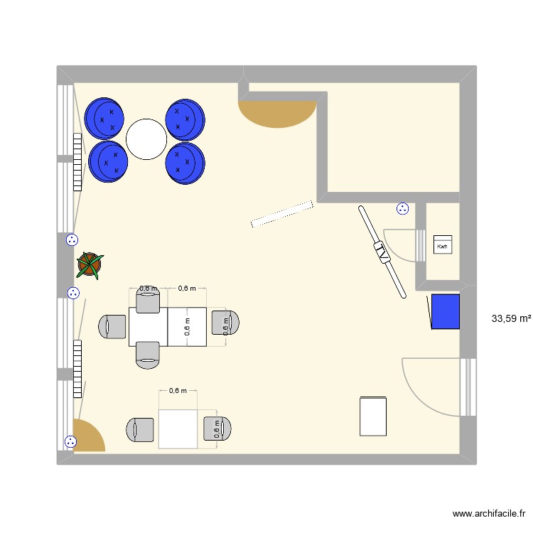 salle309 mobilier. Plan de 0 pièce et 0 m2 salle309 mobilier. Plan de 0 pièce et 0 m2