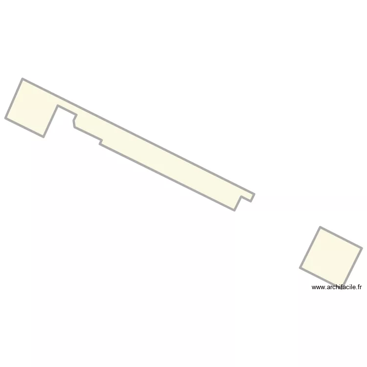 masse cot&eacute; 3D. Plan de 