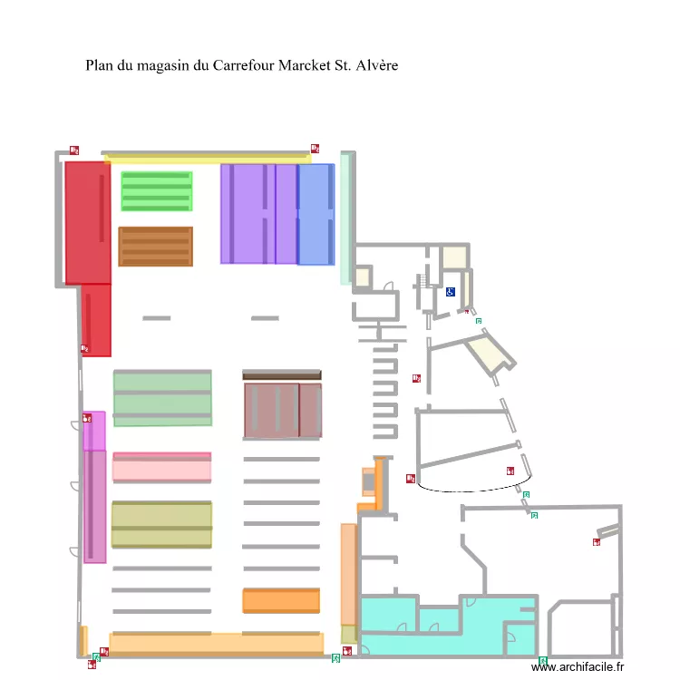 carrefour. Plan de 9 et 91 m² carrefour. Plan de 9 et 91 m²