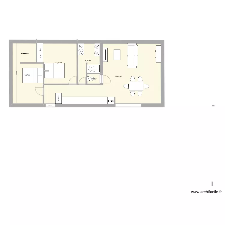 maison du fond laetitia. Plan de 