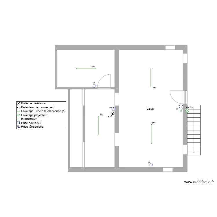 Antoine th&eacute;o cave Ecl. Plan de 
