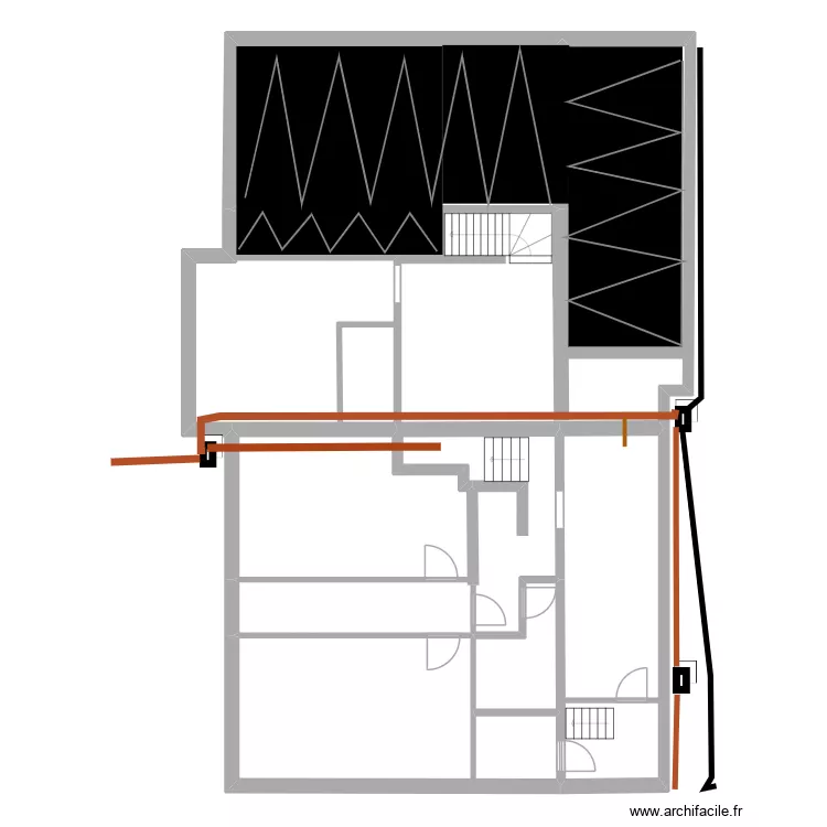 plan 50 Int 1 cave. Plan de 6 pièces et 207 m² plan 50 Int 1 cave. Plan de 6 pièces et 207 m²