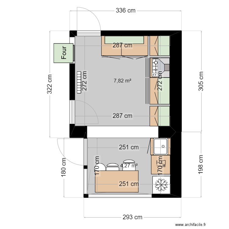 ameublement cuisine 2. Plan de 0 pièce et 0 m2