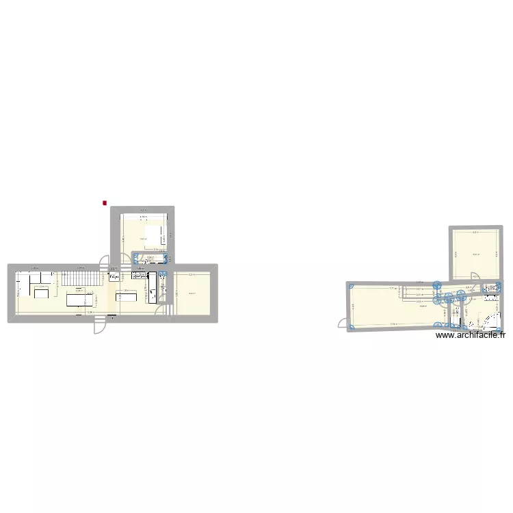 maison. Plan de 
