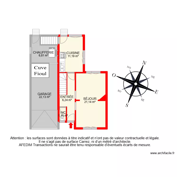 BI 31478. Plan de 22  et 147 m²