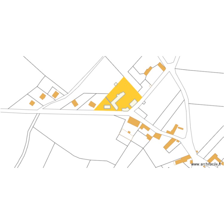 PLAN DUJARDIN. Plan de 1 pièce et 97 m2
