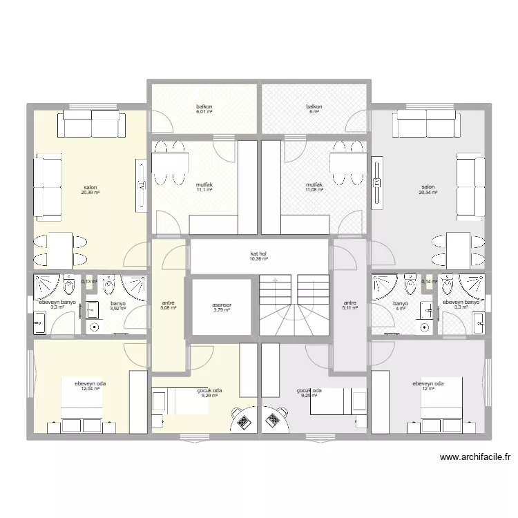  celaliye 1256/5 giris ve arakat . Plan de 