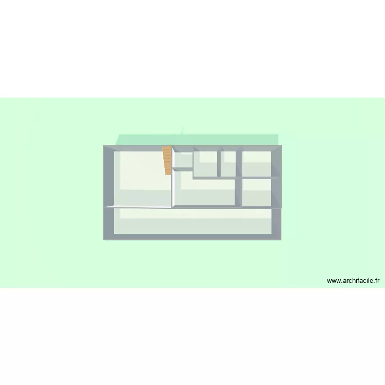 Vaisseau de terrre. Plan de 8 et 155 m² Vaisseau de terrre. Plan de 8 et 155 m²