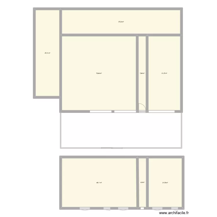 PM RDCH EXISTANT. Plan de 