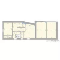Saint-L&eacute;on Bourg - plan reel avec SDB