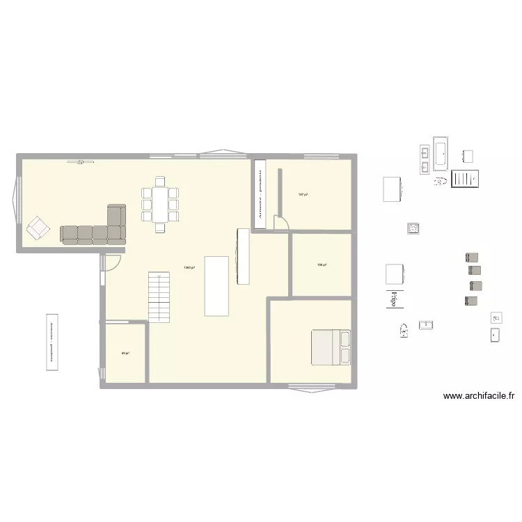 Bergen 3. Plan de 4 et 161 m² Bergen 3. Plan de 4 et 161 m²