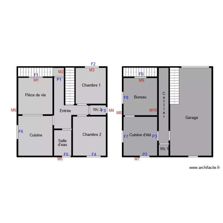 Maurice audit. Plan de 14 et 132 m² Maurice audit. Plan de 14 et 132 m²