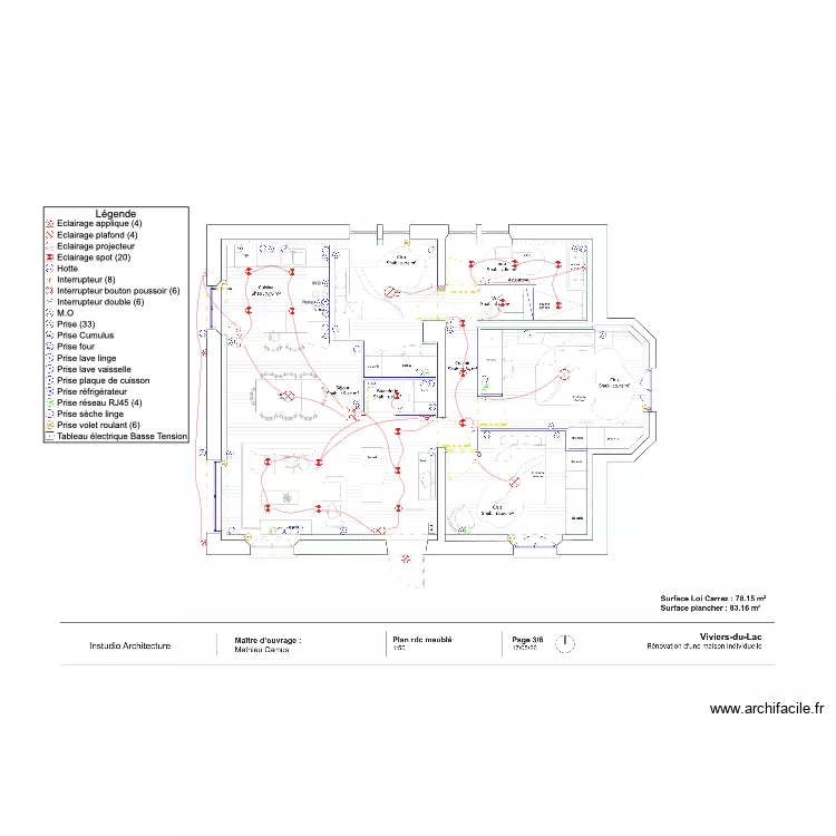 Viviers RDC. Plan de Viviers RDC. Plan de